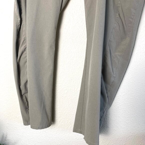 Kuhl Freeflex Move Pants Drawstring UPF Hiking Straight Leg Beige Khaki Grey 1X - Picture 4 of 7